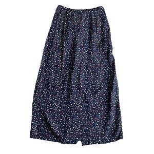 Deadstock Teachers Skirt 14W Pull-on Elastic Waist Pencil Split Back Miss Frizz